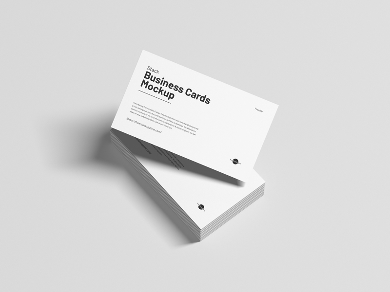 Free-Stack-Business-Cards-Mockup