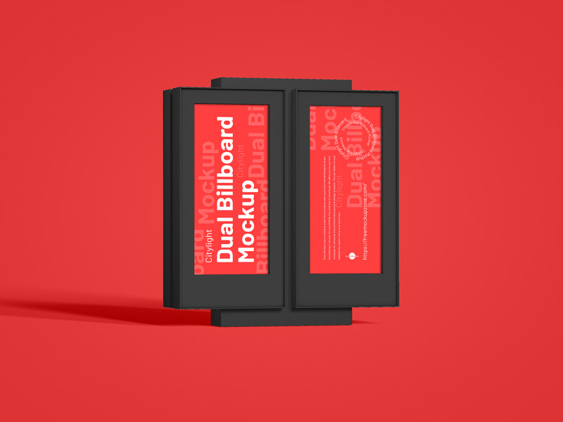 Free-Citylight-Dual-Billboard-Mockup-600