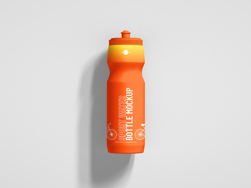 Free-Top-View-Sport-Water-Bottle-Mockup