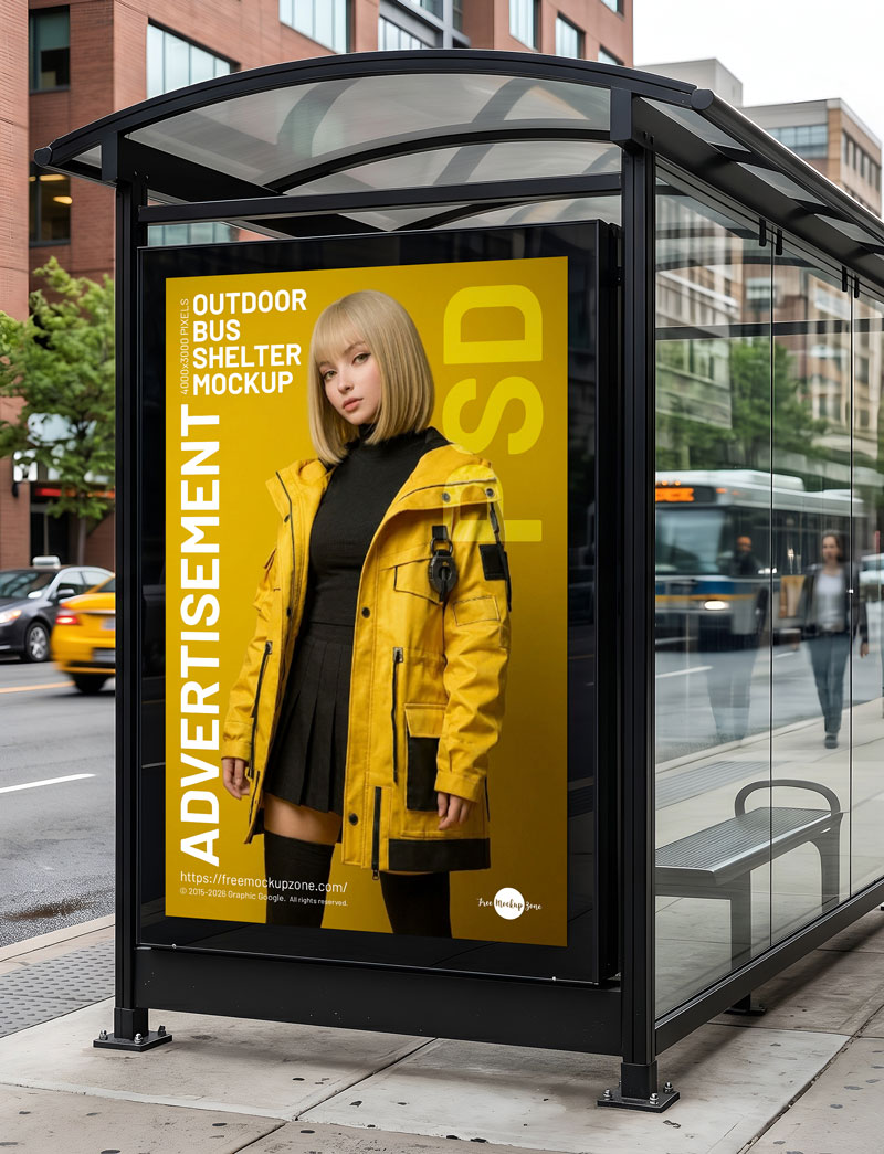 Free-Outdoor-Advertisement-Bus-Shelter-Mockup-PSD-2026-600