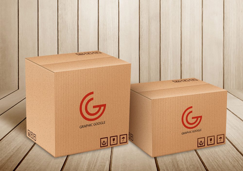 Download Free Carton Delivery Packaging Box Logo Mockup Psd - Free Mockup ZoneFree Mockup Zone