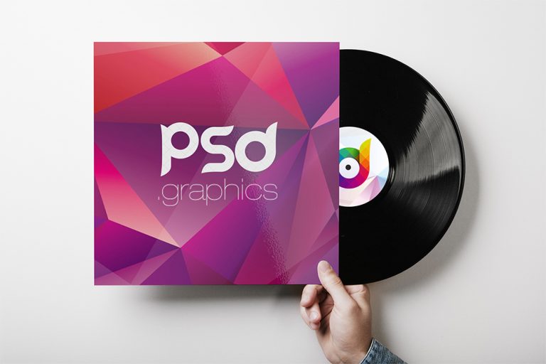Download Free Vinyl Record Cover PSD Mockup - Free Mockup ZoneFree Mockup Zone