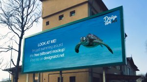 Free Wide Outdoor Billboard Mockup Psd For Advertisement