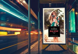 Free-Roadside-Outdoor-Bus-Stop-Billboard-MockUp-For-Advertisement-1