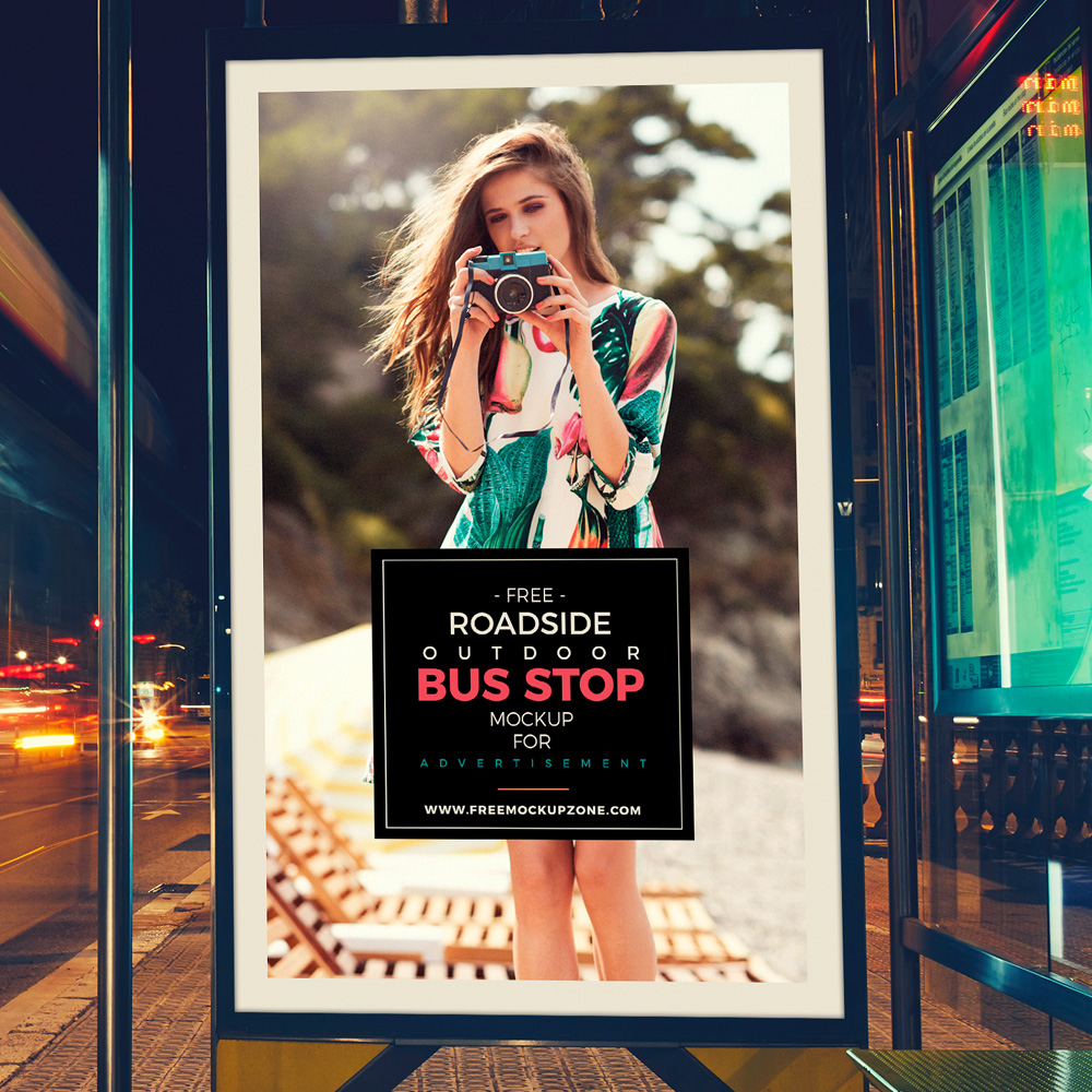 Free-Roadside-Outdoor-Bus-Stop-Billboard-MockUp-For-Advertisement-2