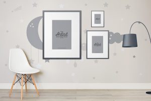 Free-Artist-Room-Frame-Mockup