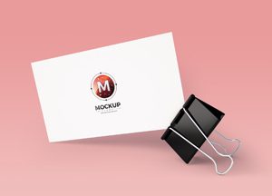 Free-Business-Card-with-Clip-Mockup