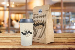 Free-Coffee-Cup-With-Paper-Bag-Packaging-Mockup-PSD