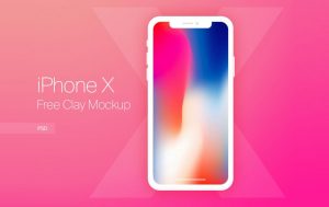 iPhone-X-Clay-Mockup-Freebie