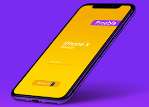 Free-iPhone-X-Perspective-Mockup-PSD-2018