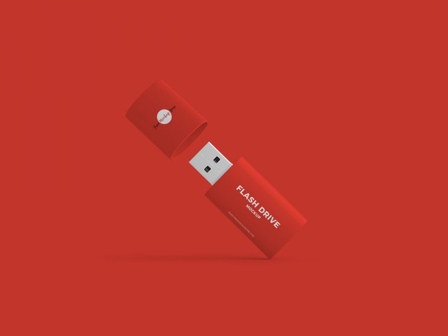 Free Flash Drive Mockup PSD - Free Mockup Zone