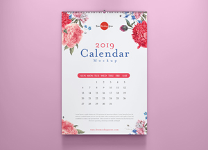 Free-Calendar-Mockup-PSD-With-Colored-Wall-300