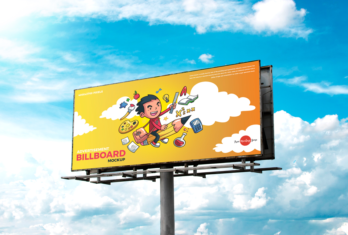 Free-Realistic-Outdoor-Advertisement-Hoarding-Billboard-Mockup-PSD-2018