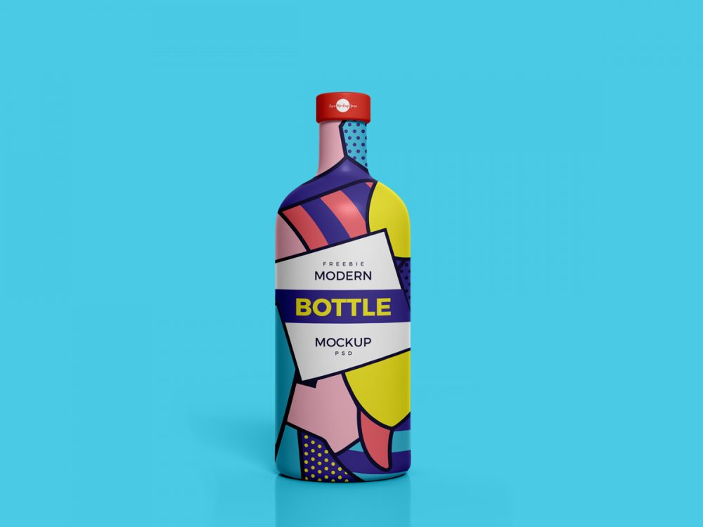 Download Free Modern Brand Bottle Mockup PSD - Free Mockup ZoneFree Mockup Zone