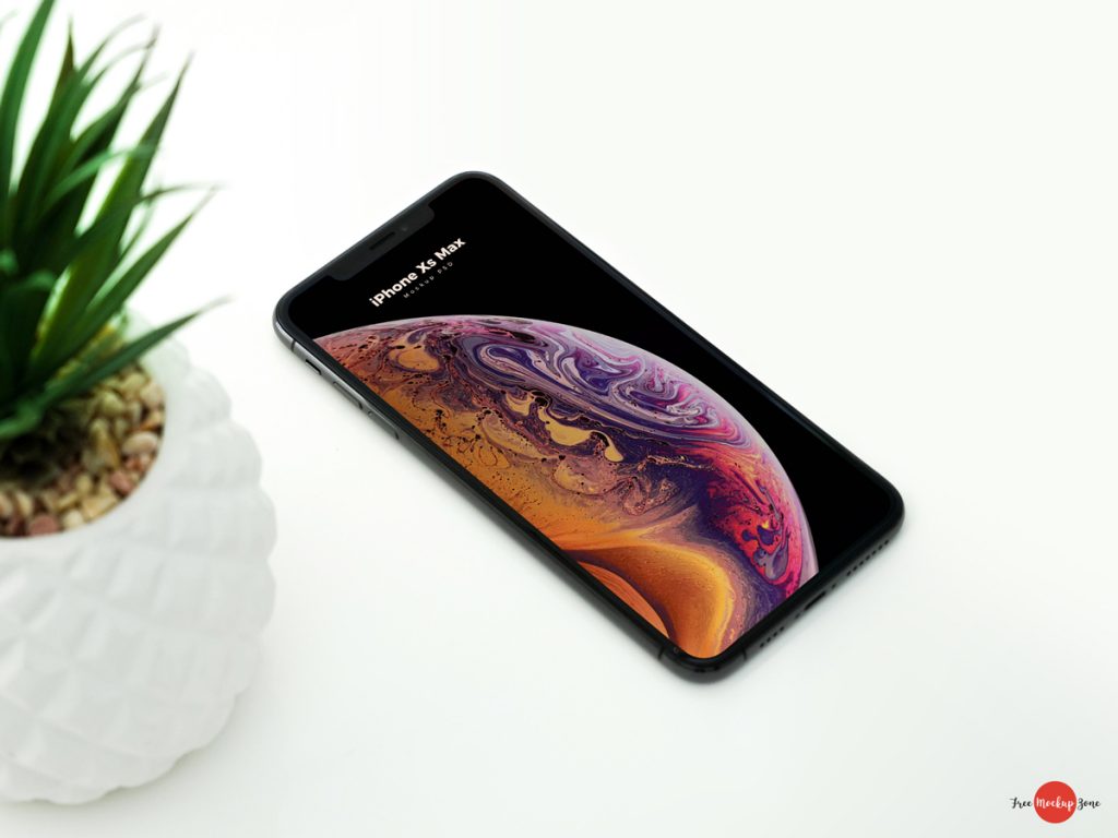 Download Free Elegant iPhone XS Max Mockup PSD - Free Mockup ZoneFree Mockup Zone