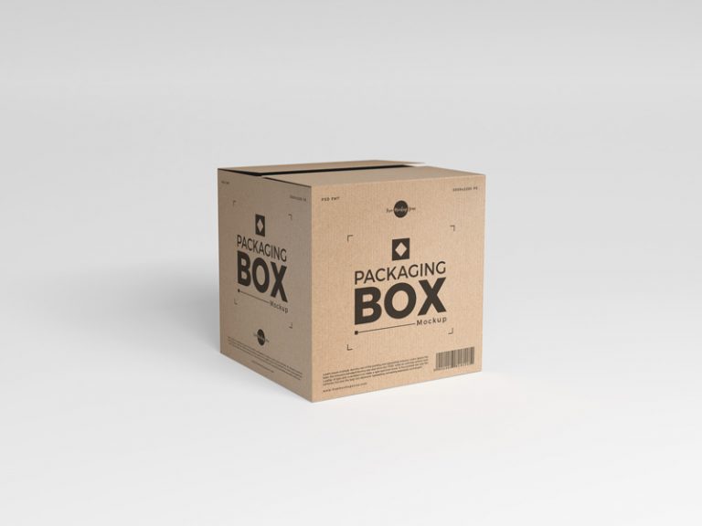 Download Free Packaging Delivery Box Mockup - Free Mockup ZoneFree Mockup Zone