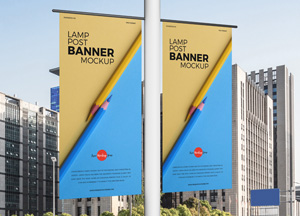Free-Lamp-Post-Banners-Mockup-300
