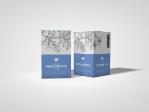 Download Free Packaging Medicine Box Mockup - Free Mockup ZoneFree ...