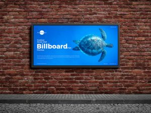 Download Free Outdoor Street Wall Billboard Mockup PSD - Free ...