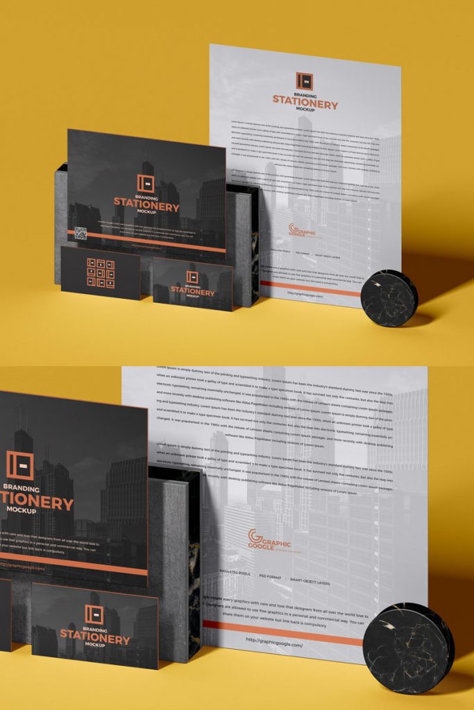 Download Free Corporate Brand Identity Stationery Mockup - Free ...