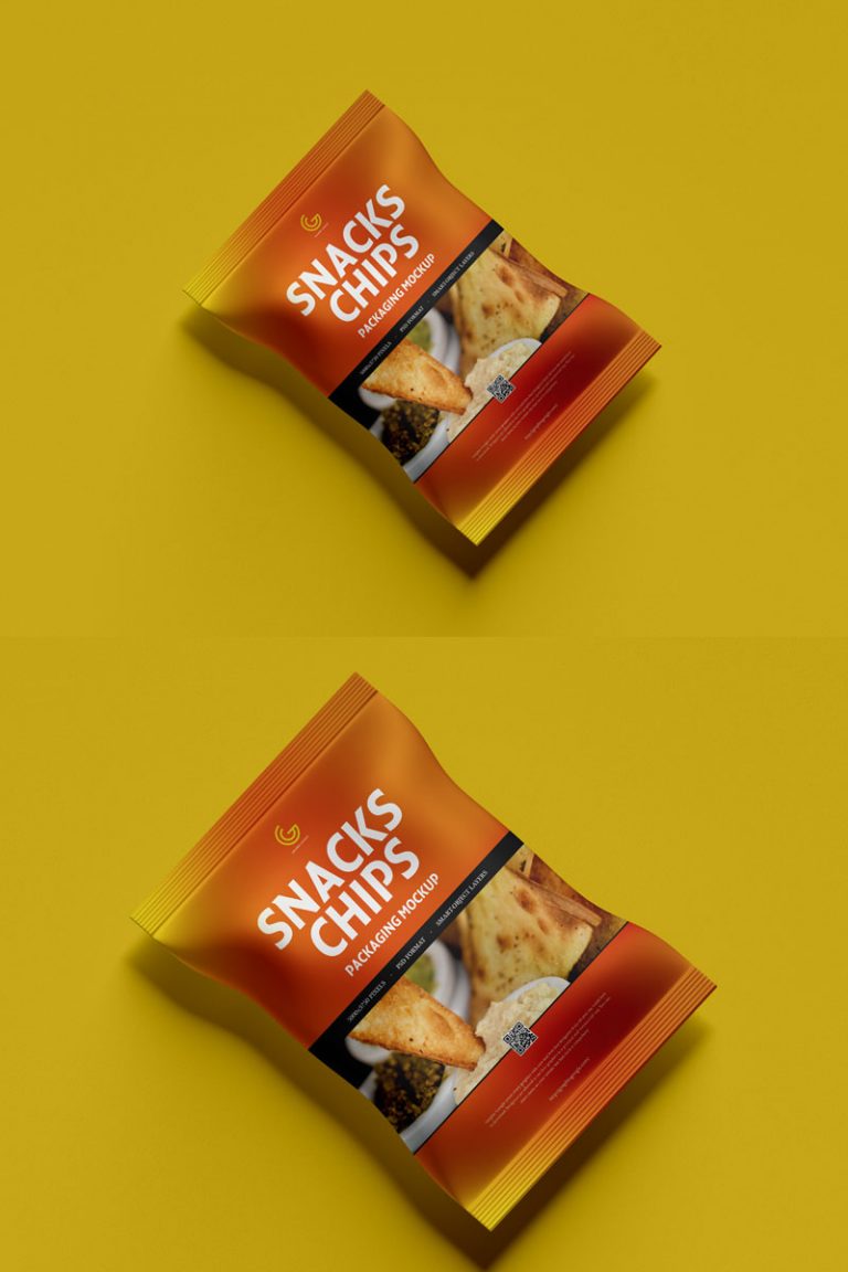 Download Free Snacks Packaging Chips Bag Mockup - Free Mockup ...