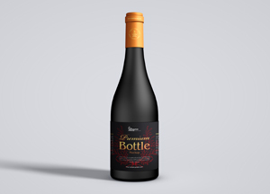 Free-Front-View-Bottle-Mockup-300