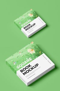 Free-Modern-Square-Book-Mockup