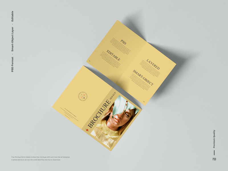 Free-PSD-Bi-Fold-A4-Brochure-Mockup