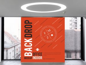 Free-Office-Indoor-Backdrop-Mockup