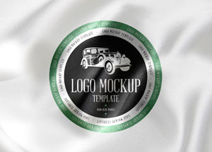 Free-Silk-Fabric-Logo-Mockup-300