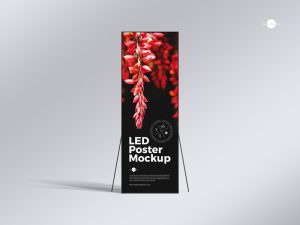 Free-Premium-LED-Poster-Mockup