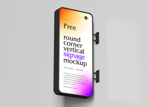 Free-Round-Corner-Vertical-Signage-Mockup-300