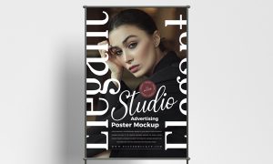 Free-Studio-Advertising-Poster-Mockup-300