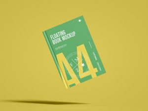 Free-Floating-A4-Book-Mockup-300