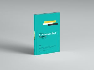 Free-Stand-Up-A4-Hardcover-Book-Mockup