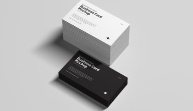 Free-Brand-Identity-Stack-Business-Card-Mockup-300